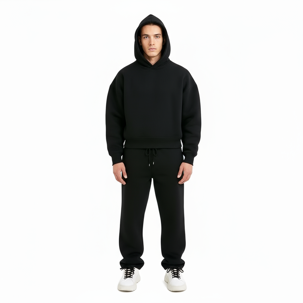 Urban Core Midnight Black Hoodie