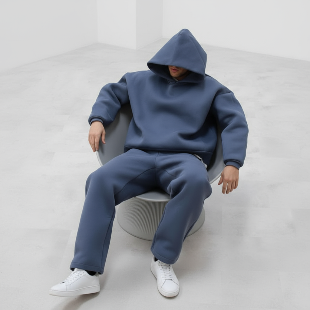 Urban Core Navy Blue Hoodie