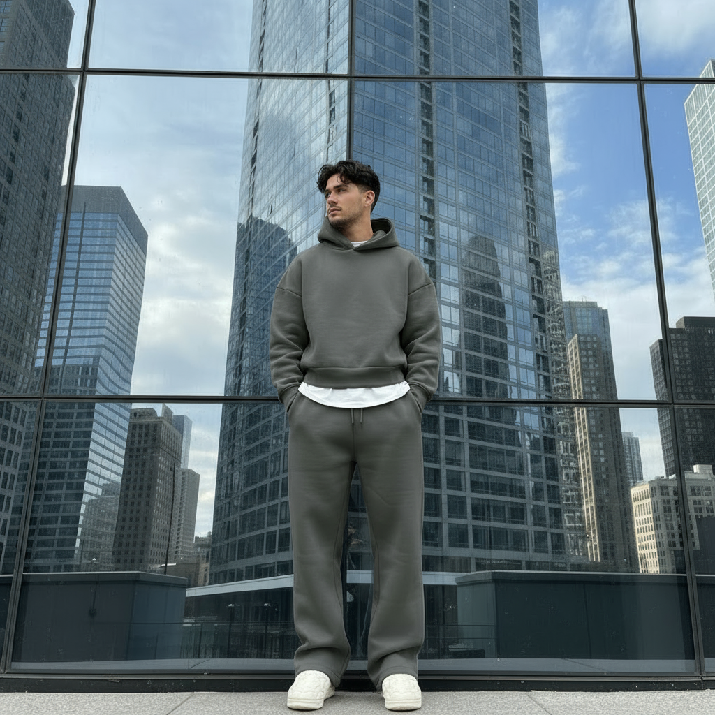 Urban Core Storm Grey Hoodie